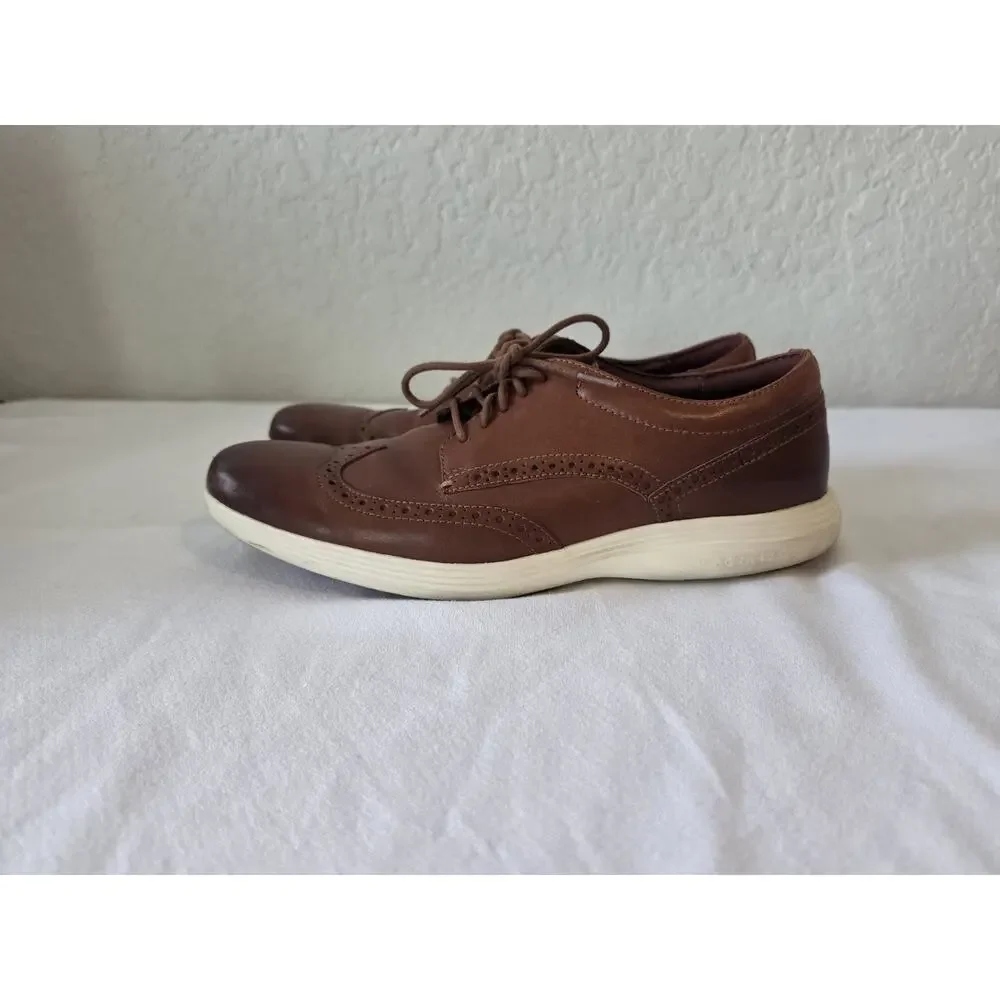 Cole Haan Grand Tour Wingtip Oxford Men’s 11.5 M Brown Leather C29414 Grand OS